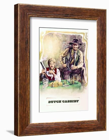 Butch Cassidy and the Sundance Kid - Movie Poster Reproduction-null-Framed Photo