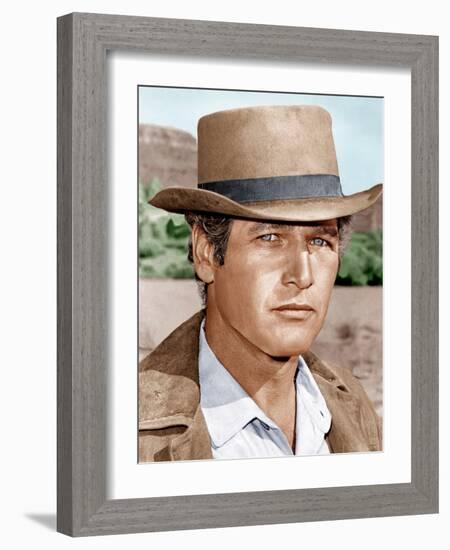 Butch Cassidy and the Sundance Kid, Paul Newman, 1969-null-Framed Photo