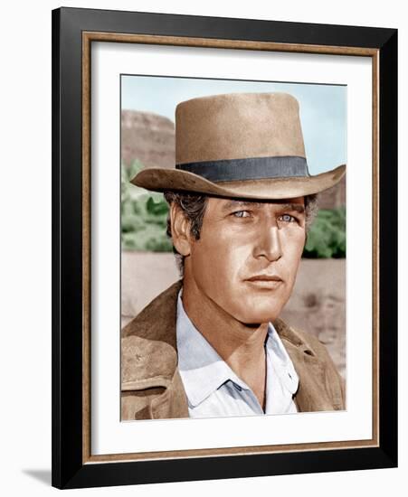 Butch Cassidy and the Sundance Kid, Paul Newman, 1969-null-Framed Photo