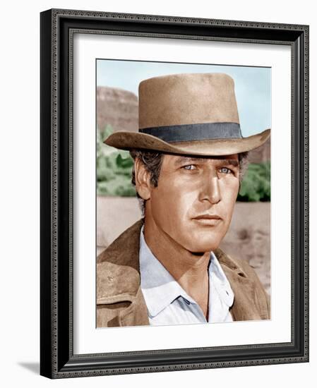 Butch Cassidy and the Sundance Kid, Paul Newman, 1969-null-Framed Photo