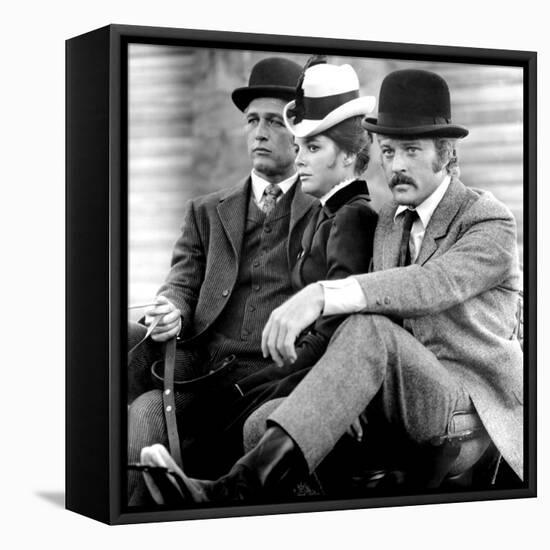 Butch Cassidy and the Sundance Kid, Paul Newman, Katharine Ross, Robert Redford, 1969-null-Framed Stretched Canvas