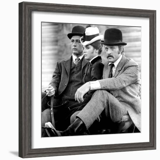 Butch Cassidy and the Sundance Kid, Paul Newman, Katharine Ross, Robert Redford, 1969-null-Framed Photo