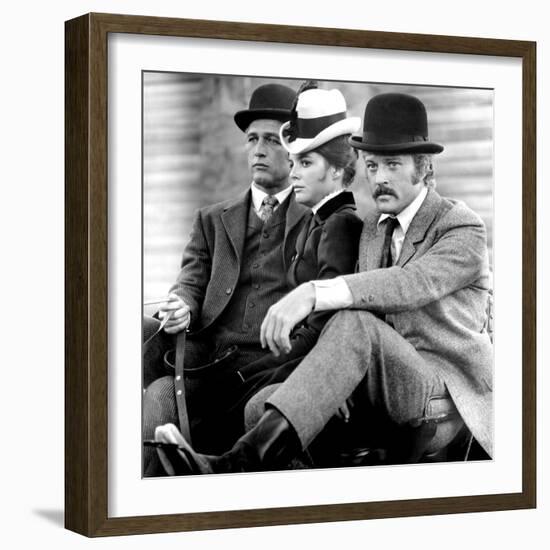 Butch Cassidy and the Sundance Kid, Paul Newman, Katharine Ross, Robert Redford, 1969-null-Framed Photo