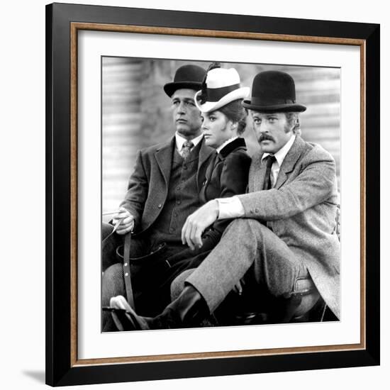 Butch Cassidy and the Sundance Kid, Paul Newman, Katharine Ross, Robert Redford, 1969-null-Framed Photo