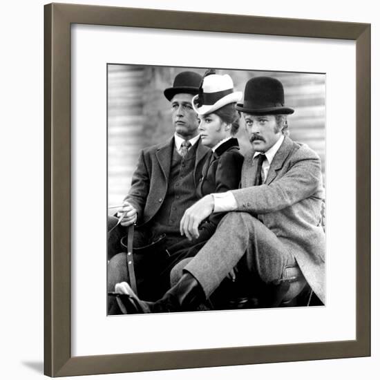 Butch Cassidy and the Sundance Kid, Paul Newman, Katharine Ross, Robert Redford, 1969-null-Framed Photo