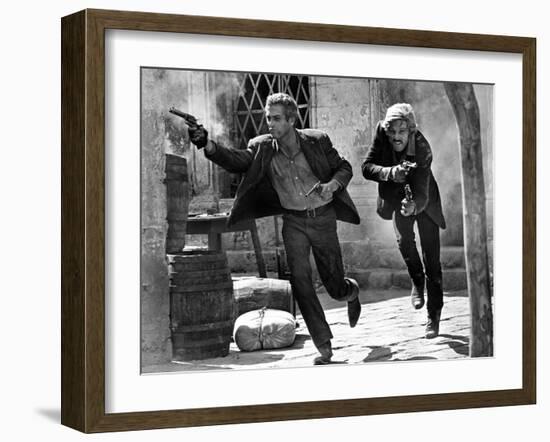 Butch Cassidy and the Sundance Kid, Paul Newman, Robert Redford, 1969-null-Framed Premium Photographic Print