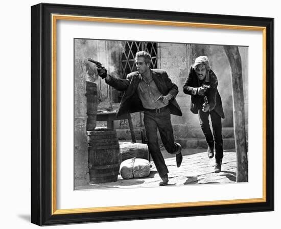 Butch Cassidy and the Sundance Kid, Paul Newman, Robert Redford, 1969-null-Framed Premium Photographic Print