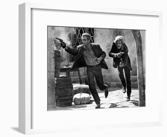 Butch Cassidy and the Sundance Kid, Paul Newman, Robert Redford, 1969-null-Framed Photo