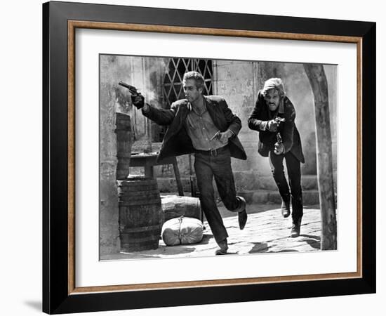 Butch Cassidy and the Sundance Kid, Paul Newman, Robert Redford, 1969-null-Framed Photo