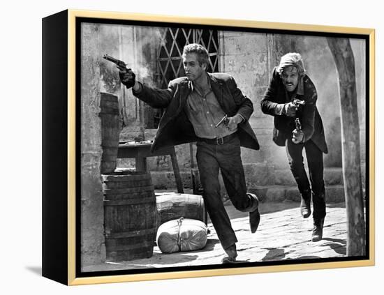 Butch Cassidy and the Sundance Kid, Paul Newman, Robert Redford, 1969-null-Framed Stretched Canvas