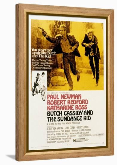 Butch Cassidy and the Sundance Kid, Paul Newman, Robert Redford, 1969-null-Framed Stretched Canvas