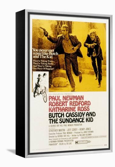 Butch Cassidy and the Sundance Kid, Paul Newman, Robert Redford, 1969-null-Framed Stretched Canvas