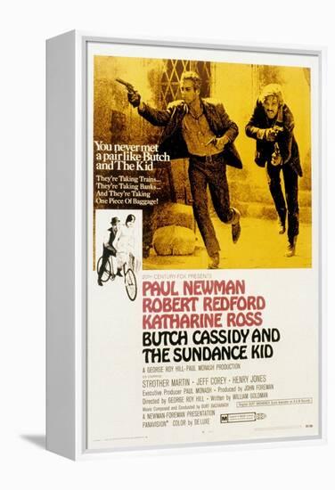 Butch Cassidy and the Sundance Kid, Paul Newman, Robert Redford, 1969-null-Framed Stretched Canvas