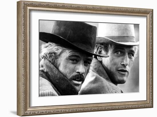 Butch Cassidy and the Sundance Kid, Robert Redford, Paul Newman, 1969-null-Framed Premium Photographic Print