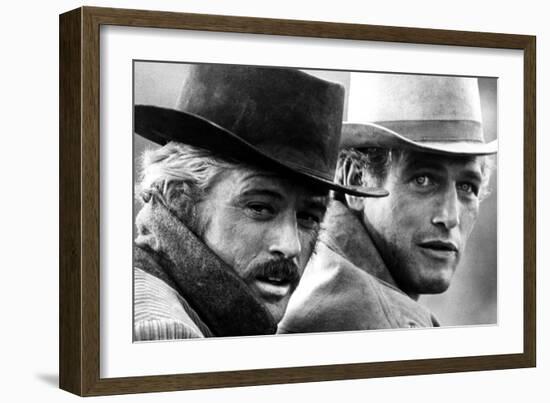 Butch Cassidy and the Sundance Kid, Robert Redford, Paul Newman, 1969-null-Framed Premium Photographic Print