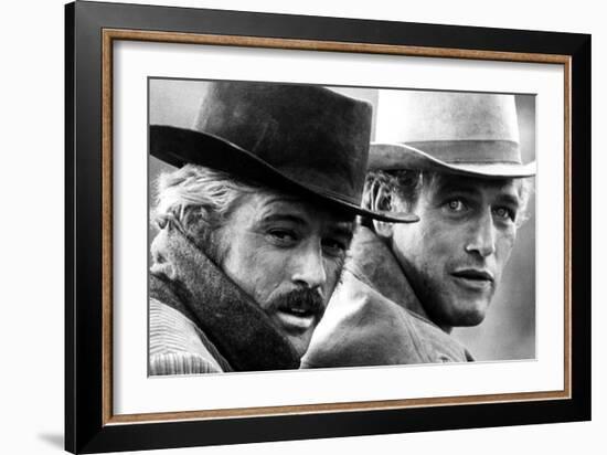 Butch Cassidy and the Sundance Kid, Robert Redford, Paul Newman, 1969-null-Framed Premium Photographic Print