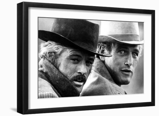 Butch Cassidy and the Sundance Kid, Robert Redford, Paul Newman, 1969-null-Framed Premium Photographic Print