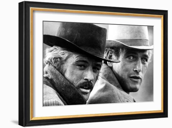 Butch Cassidy and the Sundance Kid, Robert Redford, Paul Newman, 1969-null-Framed Premium Photographic Print