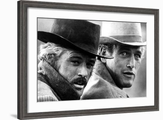 Butch Cassidy and the Sundance Kid, Robert Redford, Paul Newman, 1969-null-Framed Photo