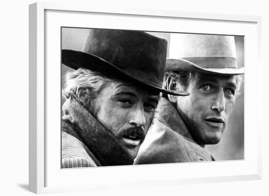 Butch Cassidy and the Sundance Kid, Robert Redford, Paul Newman, 1969-null-Framed Photo