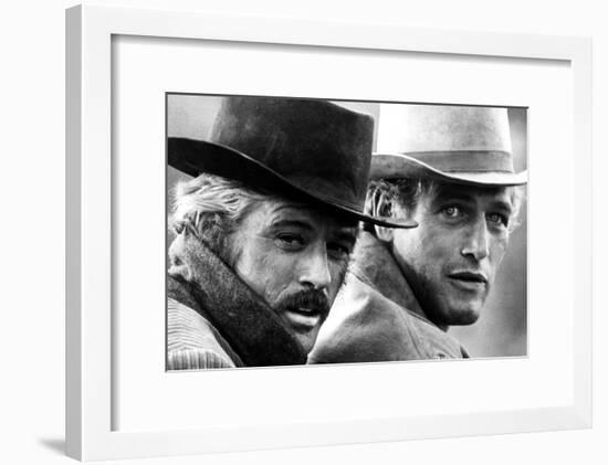 Butch Cassidy and the Sundance Kid, Robert Redford, Paul Newman, 1969-null-Framed Photo