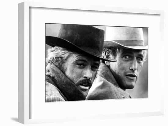 Butch Cassidy and the Sundance Kid, Robert Redford, Paul Newman, 1969-null-Framed Photo