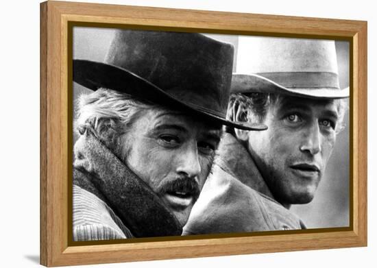 Butch Cassidy and the Sundance Kid, Robert Redford, Paul Newman, 1969-null-Framed Stretched Canvas