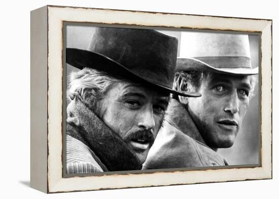 Butch Cassidy and the Sundance Kid, Robert Redford, Paul Newman, 1969-null-Framed Stretched Canvas