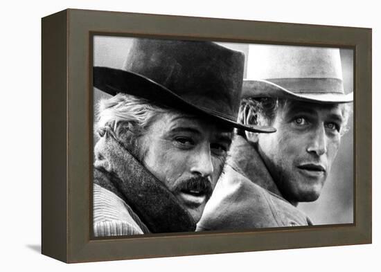 Butch Cassidy and the Sundance Kid, Robert Redford, Paul Newman, 1969-null-Framed Stretched Canvas