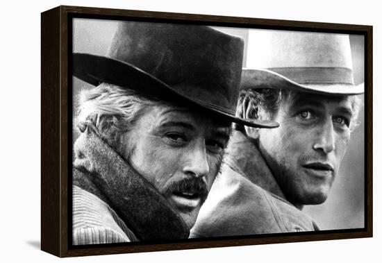 Butch Cassidy and the Sundance Kid, Robert Redford, Paul Newman, 1969-null-Framed Stretched Canvas