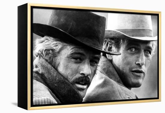 Butch Cassidy and the Sundance Kid, Robert Redford, Paul Newman, 1969-null-Framed Stretched Canvas