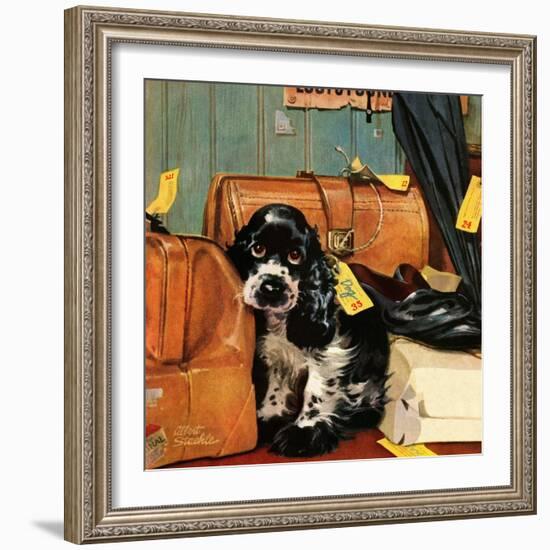 "Butch in Lost & Found," January 29, 1949-Albert Staehle-Framed Giclee Print