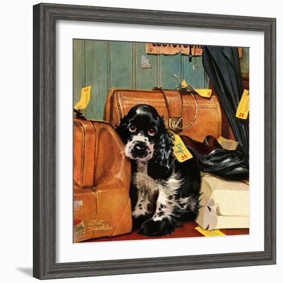 "Butch in Lost & Found," January 29, 1949-Albert Staehle-Framed Giclee Print