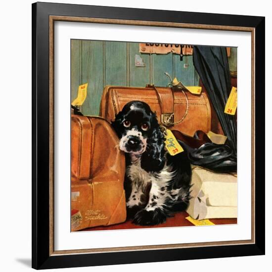 "Butch in Lost & Found," January 29, 1949-Albert Staehle-Framed Giclee Print