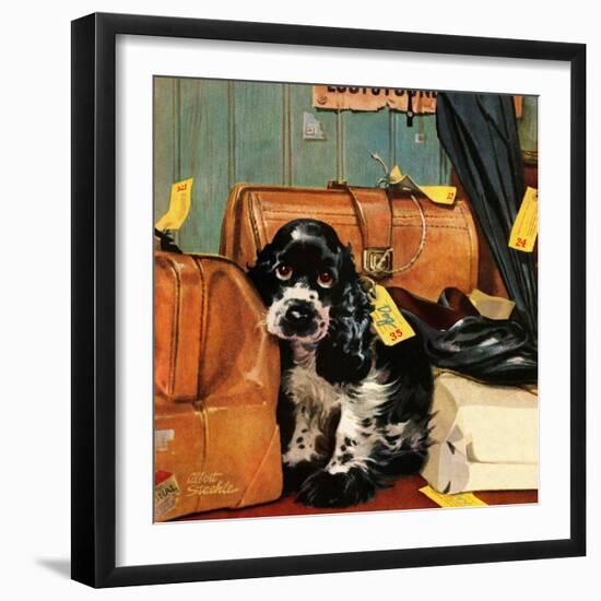 "Butch in Lost & Found," January 29, 1949-Albert Staehle-Framed Giclee Print