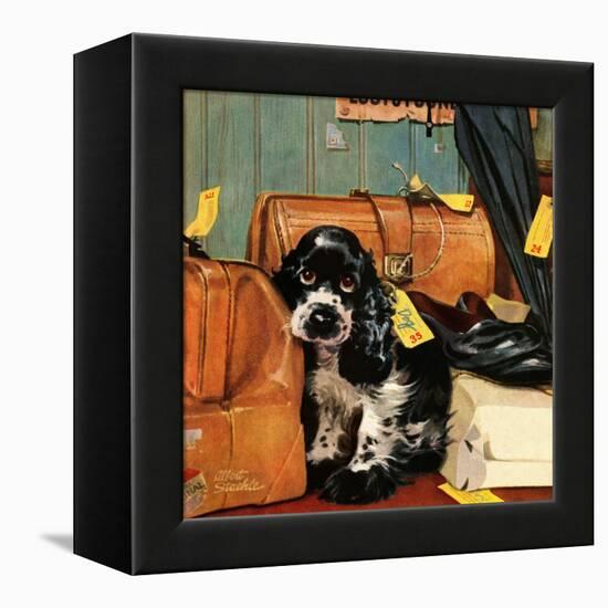 "Butch in Lost & Found," January 29, 1949-Albert Staehle-Framed Premier Image Canvas