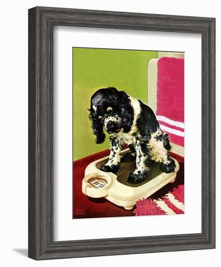 "Butch Weighs In," September 1, 1945-Albert Staehle-Framed Giclee Print