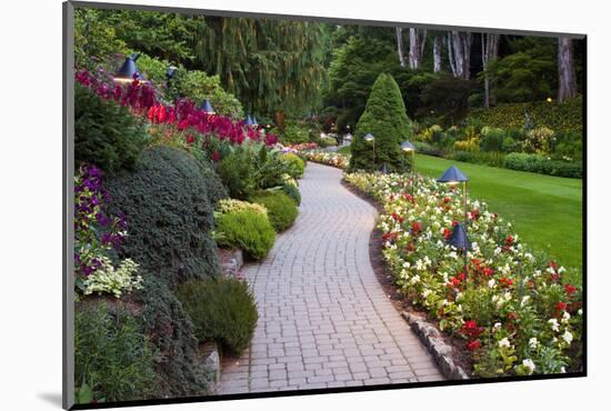 Butchart Gardens in Full Bloom, Victoria, British Columbia, Canada-Terry Eggers-Mounted Photographic Print