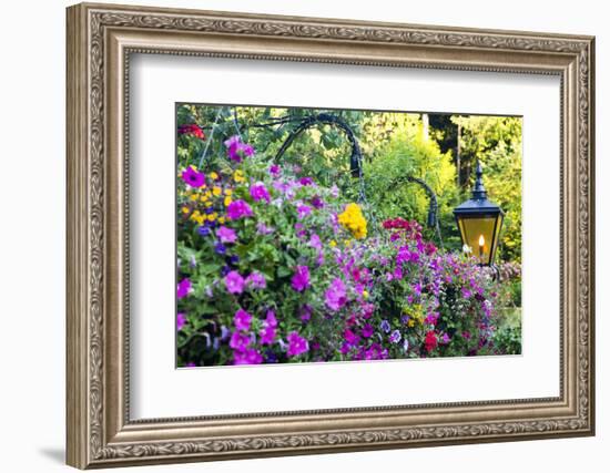 Butchart Gardens in Full Bloom, Victoria, British Columbia, Canada-Terry Eggers-Framed Photographic Print