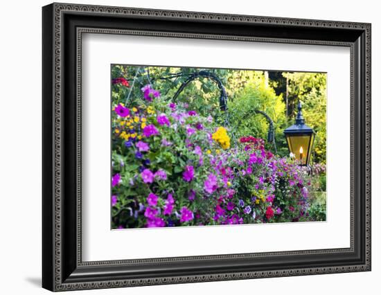 Butchart Gardens in Full Bloom, Victoria, British Columbia, Canada-Terry Eggers-Framed Photographic Print