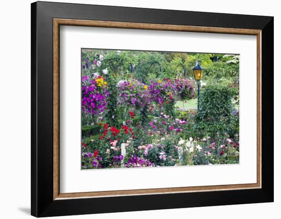 Butchart Gardens in Full Bloom, Victoria, British Columbia, Canada-Terry Eggers-Framed Photographic Print