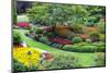 Butchart Gardens in Full Bloom, Victoria, British Columbia, Canada-Terry Eggers-Mounted Photographic Print