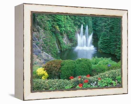 Butchart Gardens, Saanich, Vancouver Island, British Columbia-Rob Tilley-Framed Premier Image Canvas