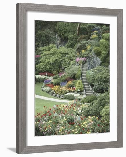 Butchart Gardens, Victoria, British Columbia, Canada-null-Framed Photographic Print