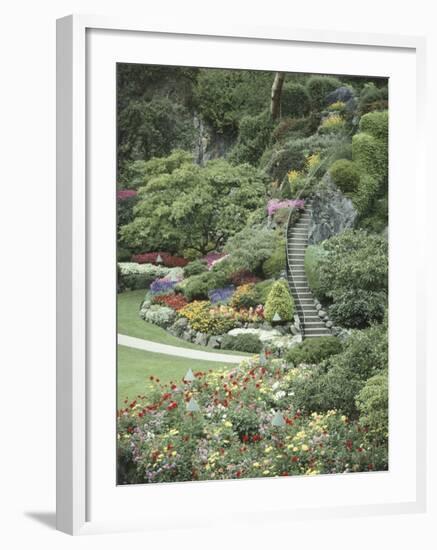 Butchart Gardens, Victoria, British Columbia, Canada-null-Framed Photographic Print