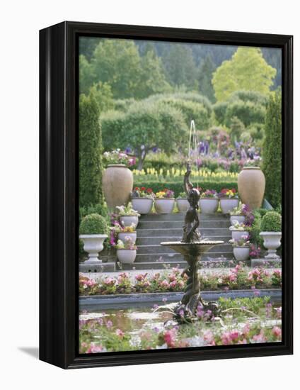 Butchart Gardens, Victoria, Canada-null-Framed Premier Image Canvas