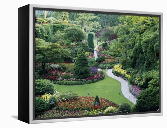 Butchart Gardens, Victoria, Canada-null-Framed Premier Image Canvas