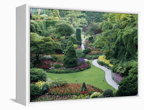 Butchart Gardens, Victoria, Canada-null-Framed Premier Image Canvas