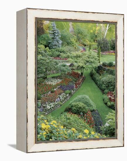 Butchart Gardens, Victoria, Canada-null-Framed Premier Image Canvas