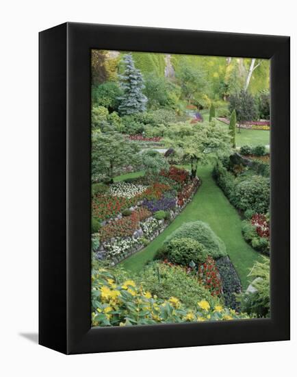 Butchart Gardens, Victoria, Canada-null-Framed Premier Image Canvas